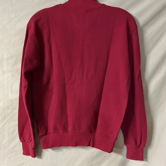 Benetton Zip Up Sweatshirt - two front  pockets - Size 13/14 - Picture 4 of 5